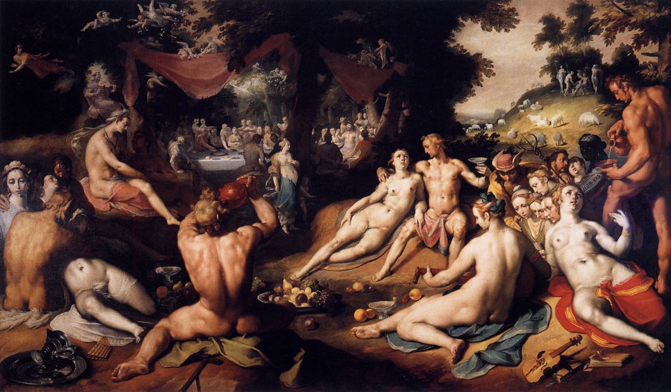 The Wedding of Peleus and Thetis by CORNELIS VAN HAARLEM