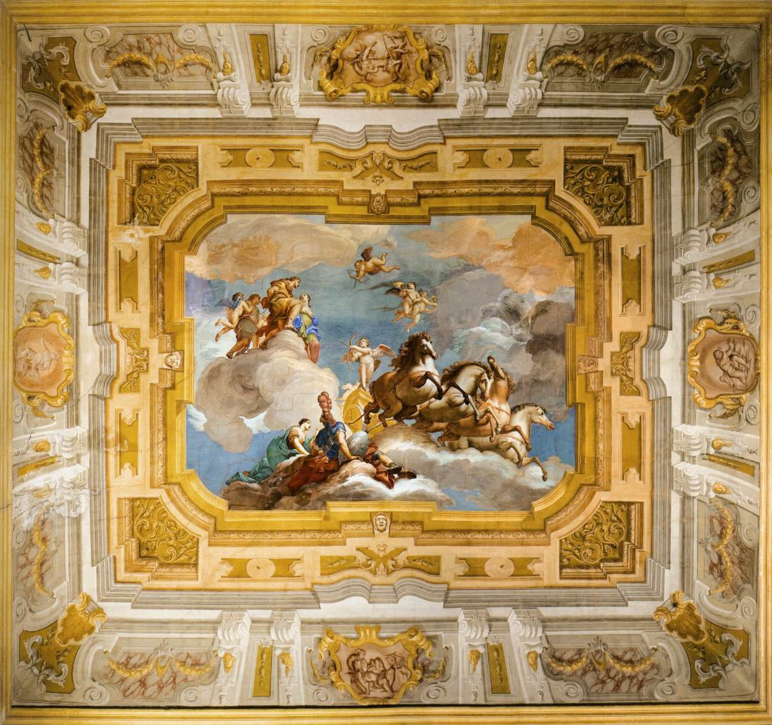 View of the ceiling by