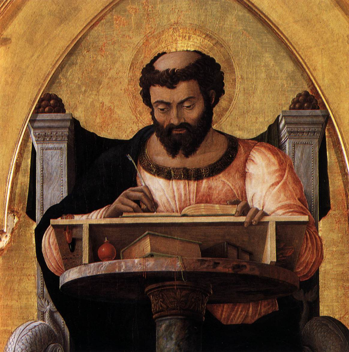 San Luca Polyptych (detail) by MANTEGNA, Andrea