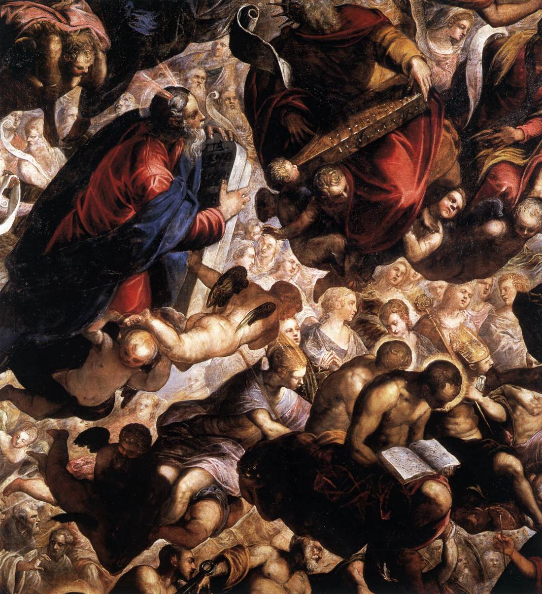 Paradise (detail) by TINTORETTO