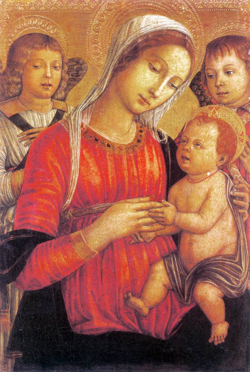 Madonna with Child and Two Angels by