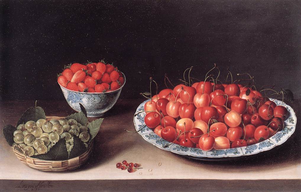 Still-Life with Cherries, Strawberries and Gooseberries by