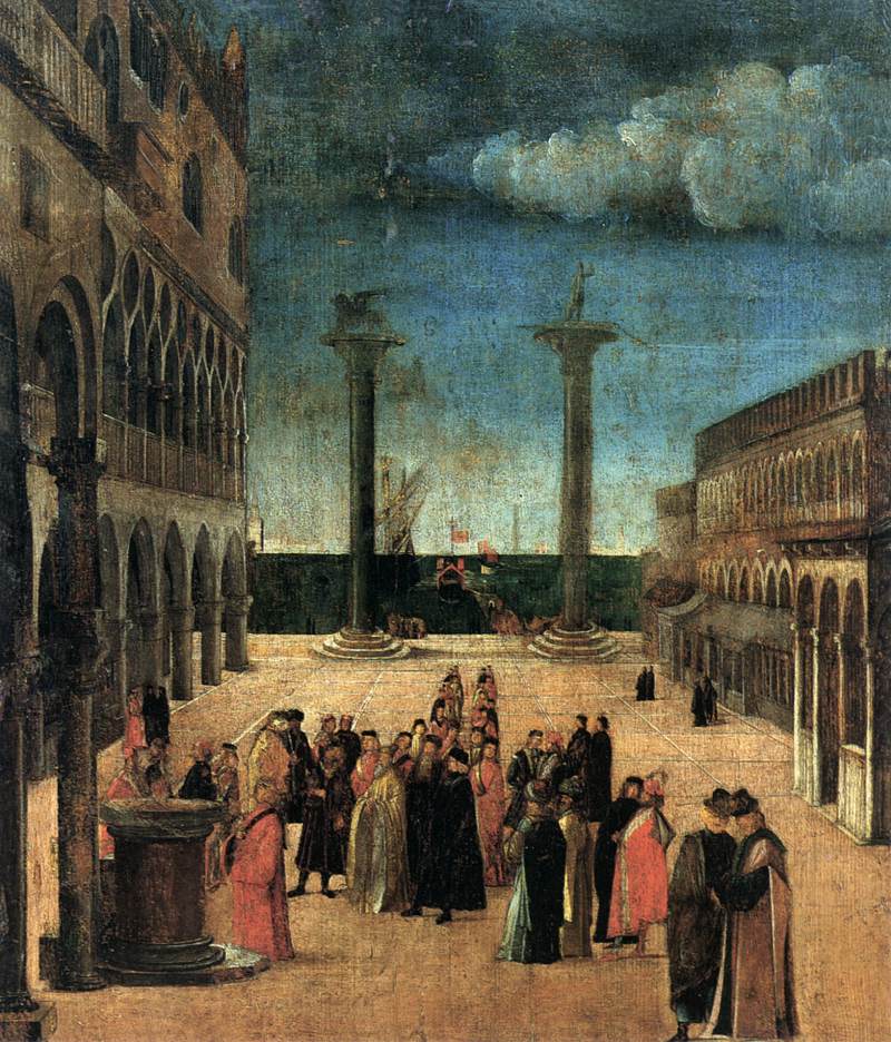 View of the Piazzetta by BASTIANI, Lazzaro