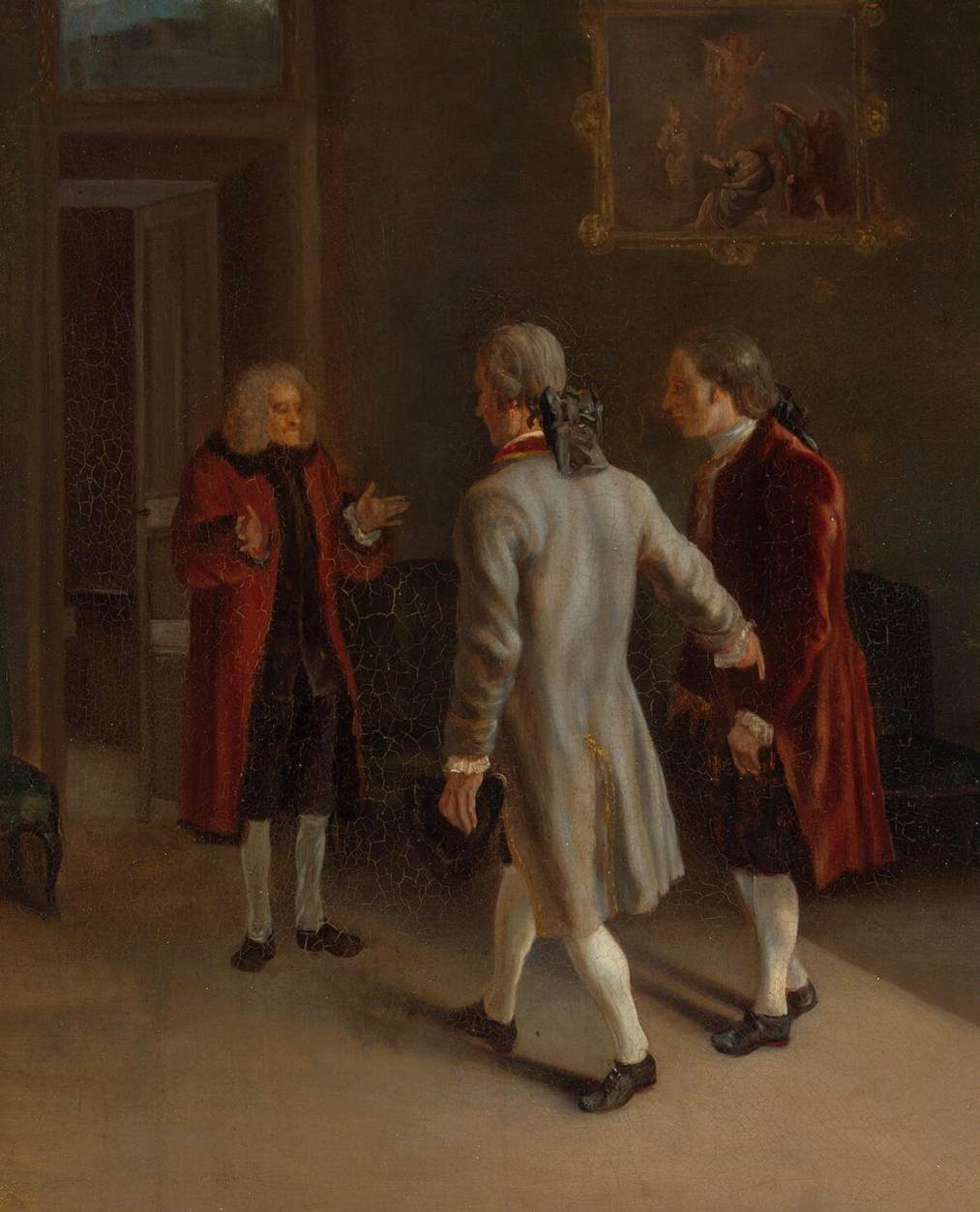 Voltaire Welcoming his Guests by