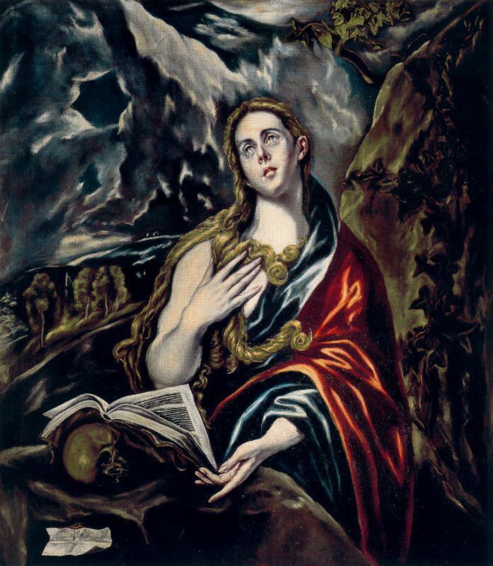 Penitent Magdalen by GRECO, El