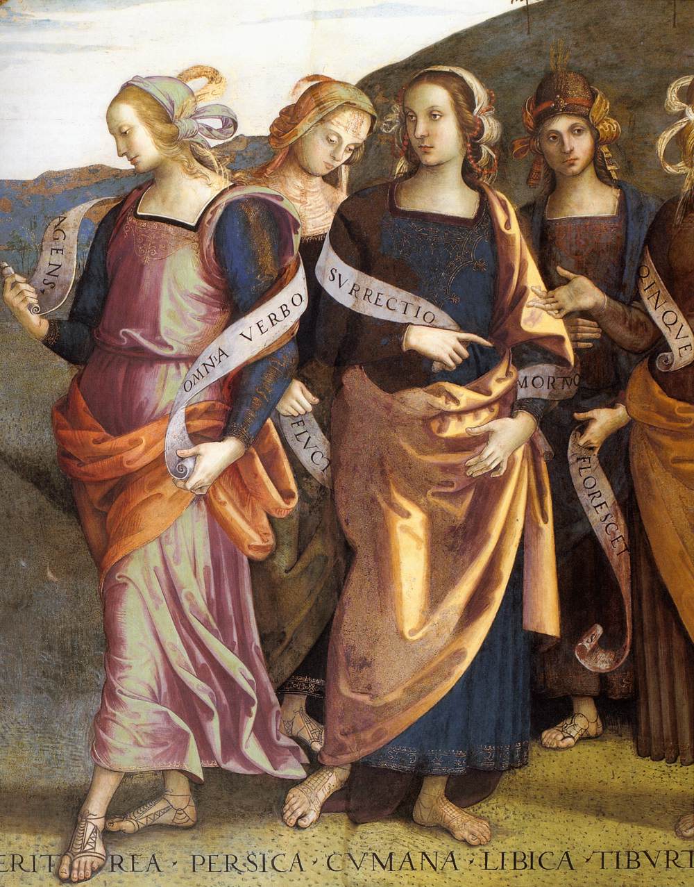 Prophets and Sibyls (detail) by PERUGINO, Pietro