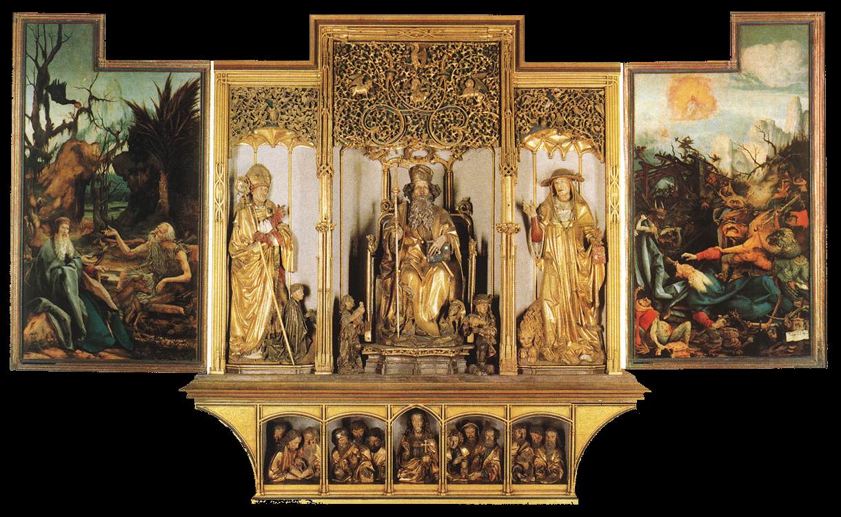 Isenheim Altarpiece (third view) by GRÜNEWALD, Matthias