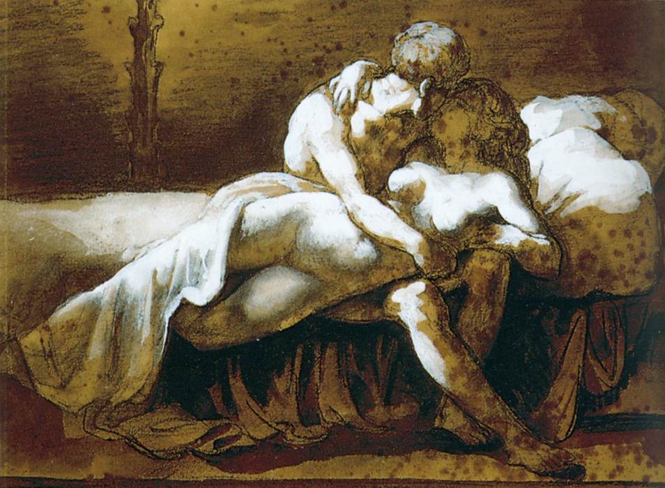 The Kiss by GÉRICAULT, Théodore