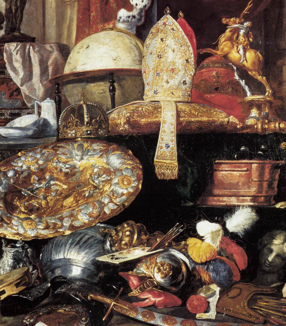 Large Vanitas Still-Life (detail) by BOEL, Pieter