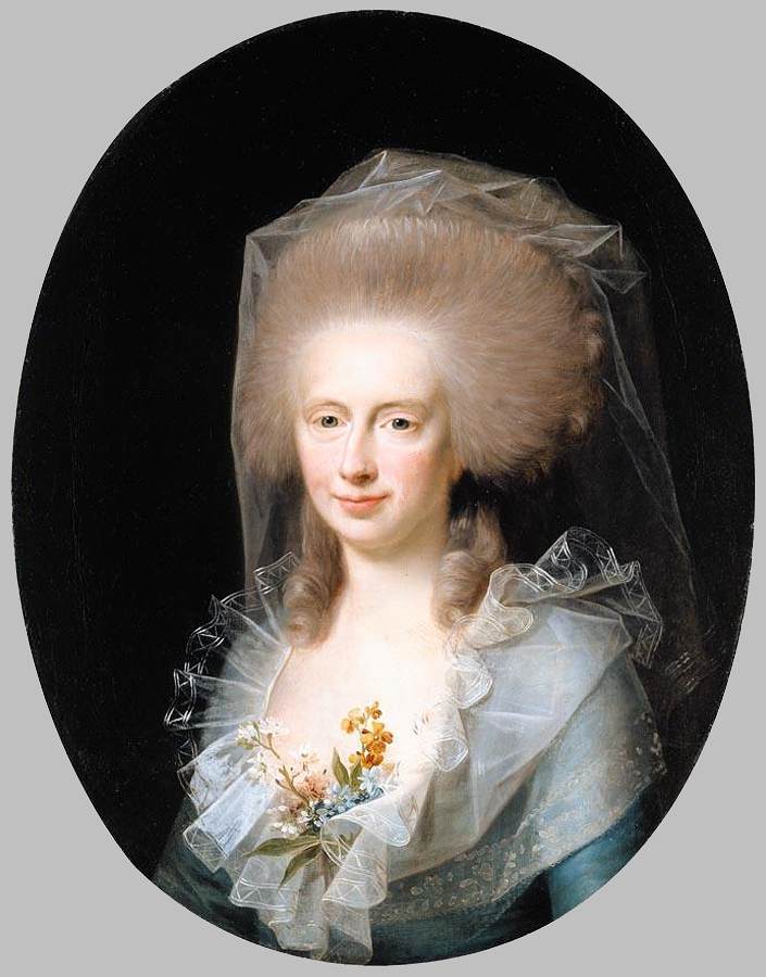 Portrait of Bolette Marie Lindencrone by