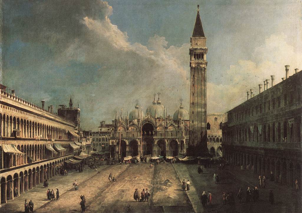 Piazza San Marco by CANALETTO