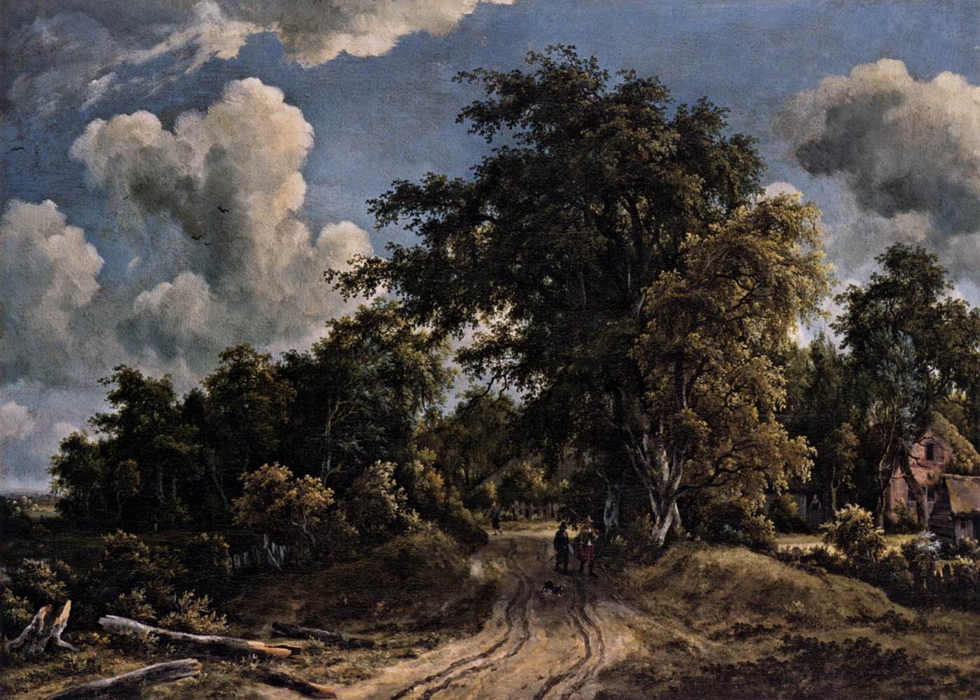 Woodland Road by HOBBEMA, Meyndert