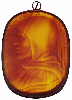 Cameo Portrait of Savonarola by