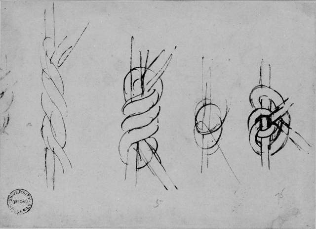 Five Sketches of Strapwork (verso) by