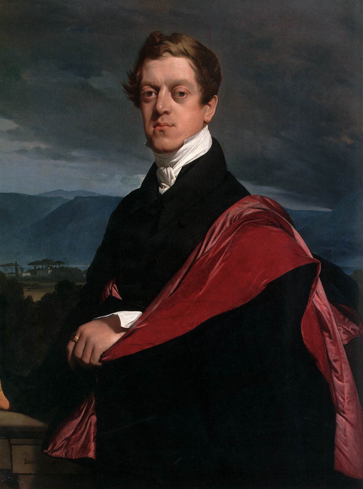 Portrait of Count Guryev by INGRES, Jean-Auguste-Dominique