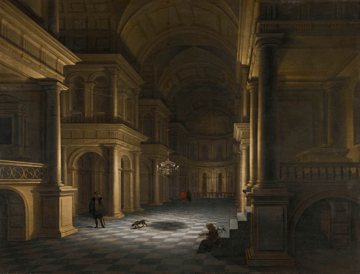 Interior of a Classical Church by LORME, Anthonie de