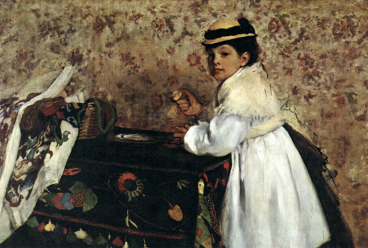 Portrait of Hortense Valpinçon as a Child by DEGAS, Edgar