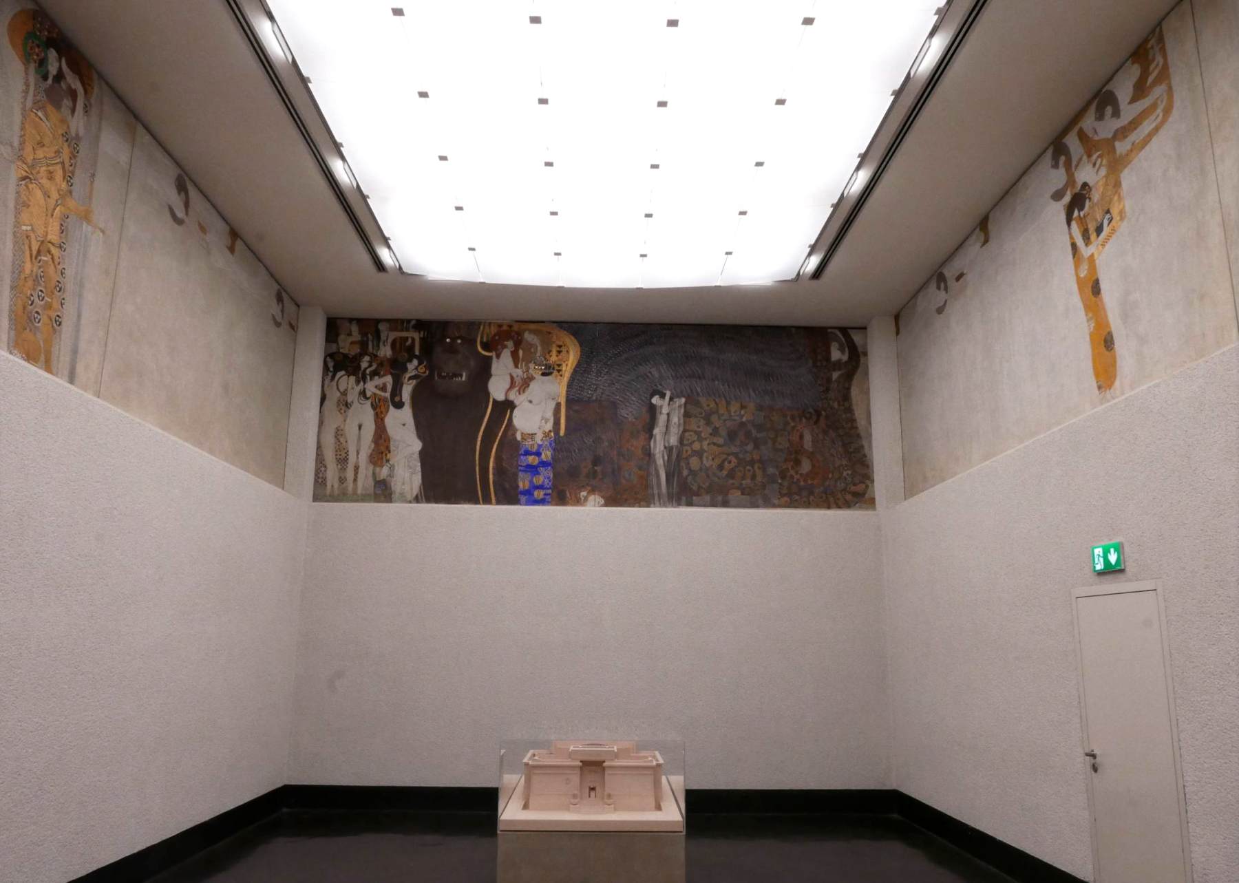 Beethoven Frieze (view of the room) by KLIMT, Gustav