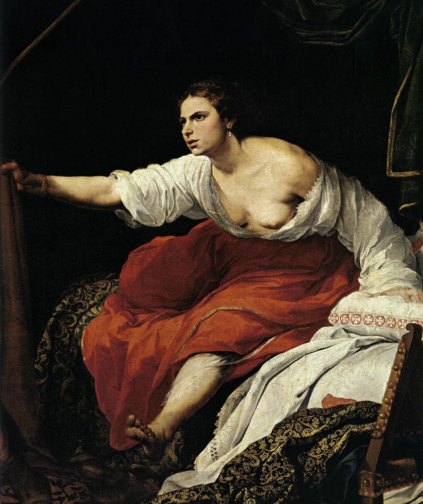 Joseph and Potiphar's Wife (detail) by MURILLO, Bartolomé Esteban