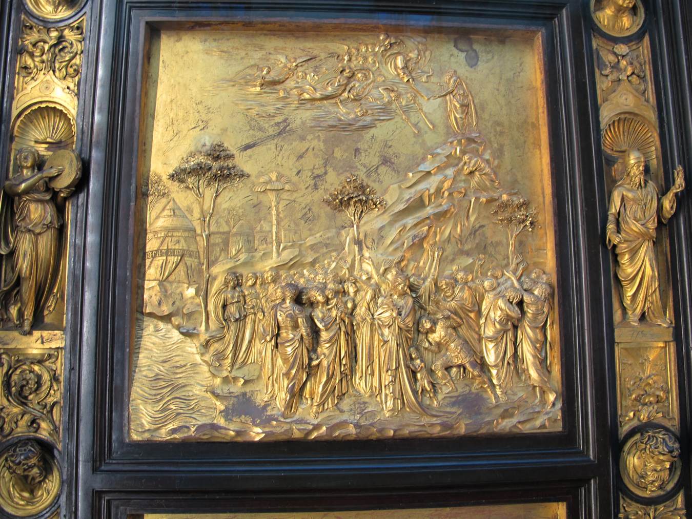 Panel No. 7: Moses on Mount Sinai by