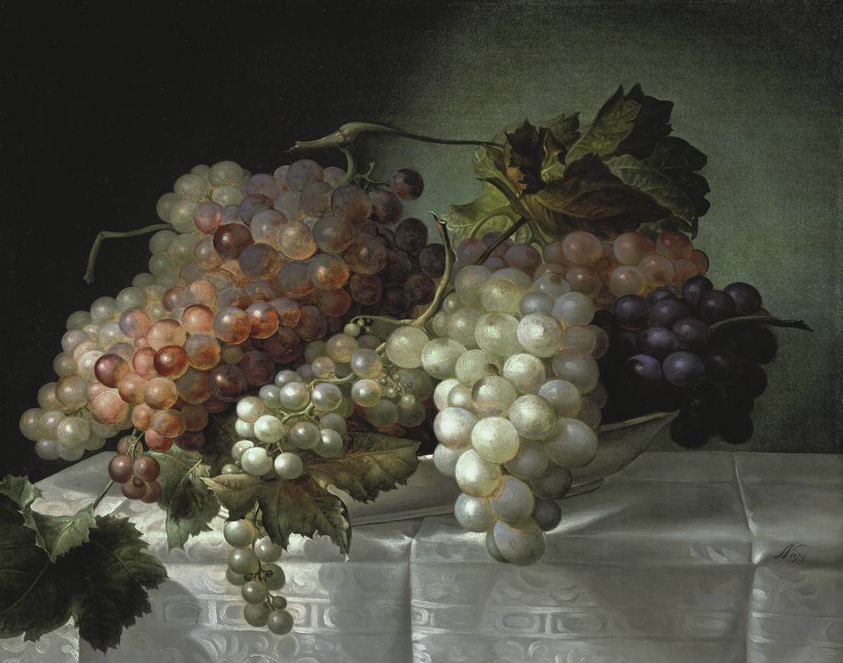 Still-Life with Grapes by NIGG, Joseph