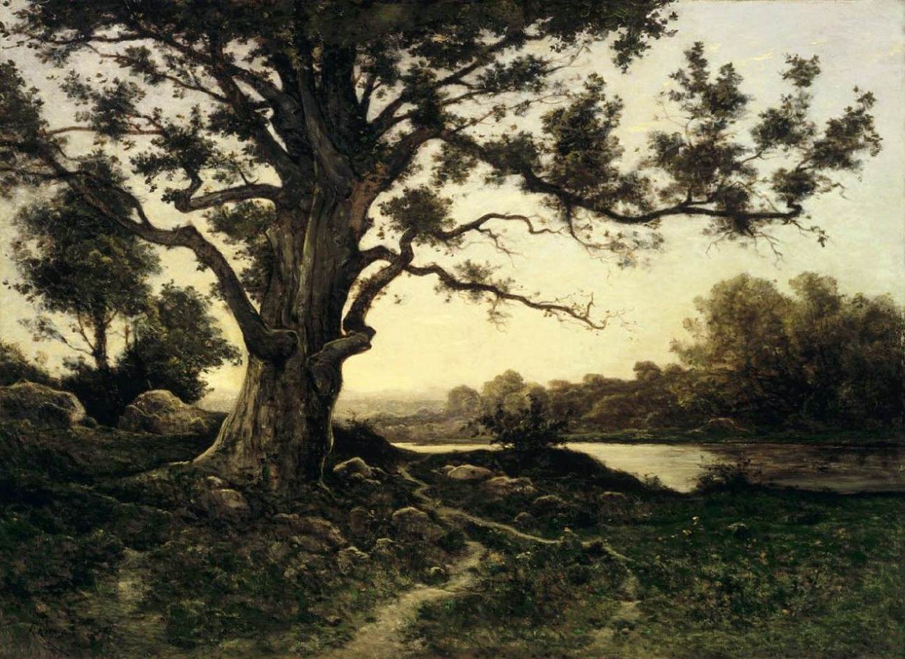 Oak by HARPIGNIES, Henri-Joseph