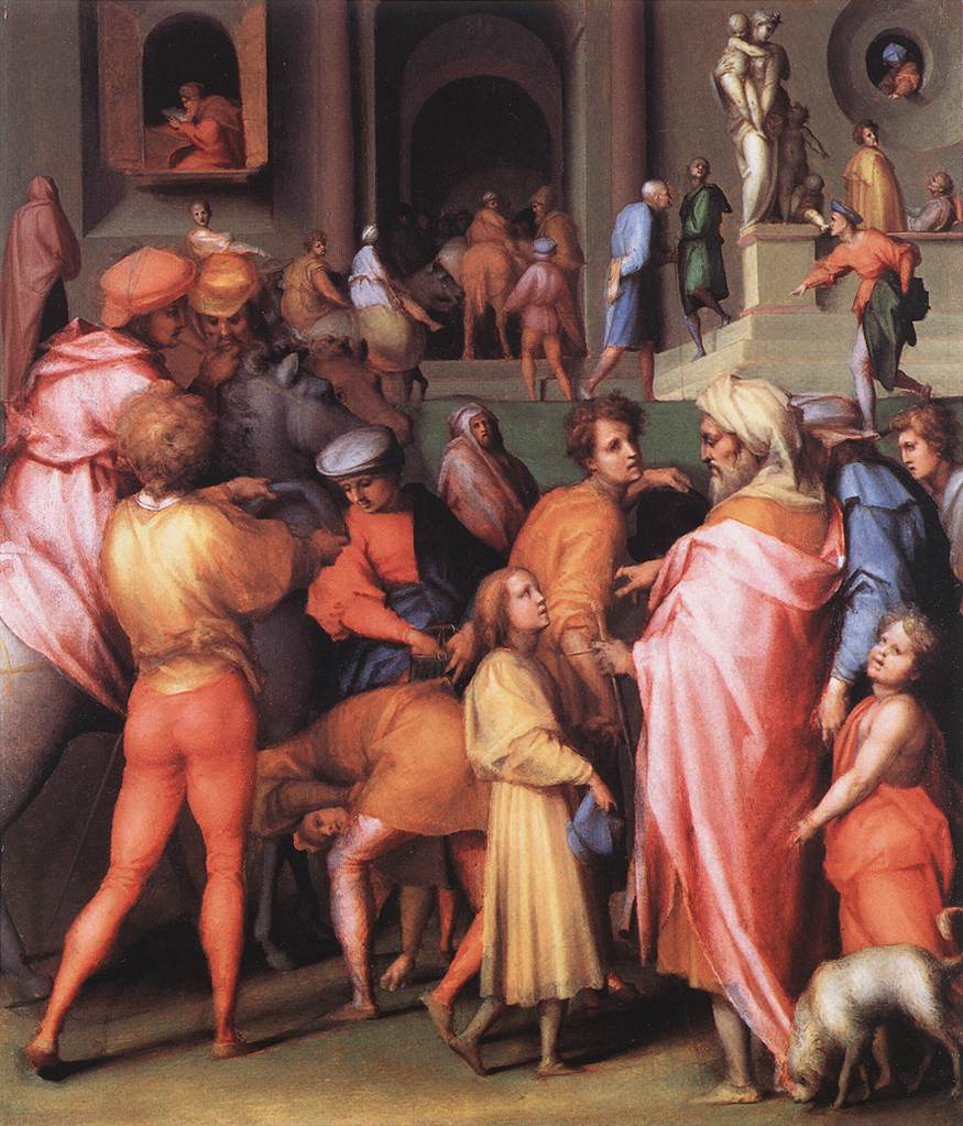 Joseph Being Sold to Potiphar by