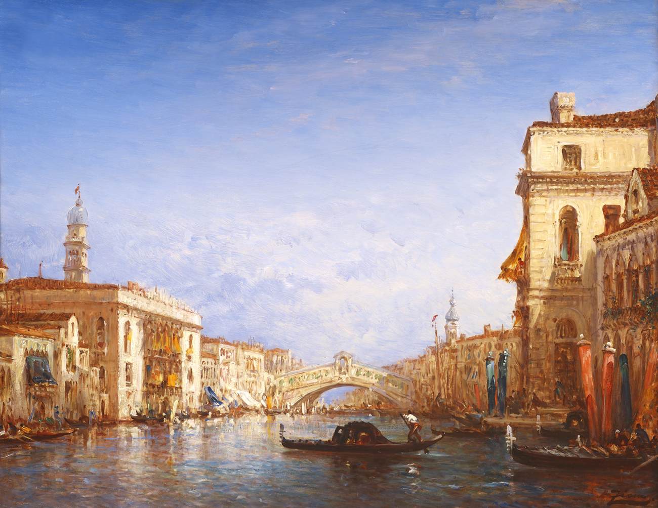 The Rialto Bridge, Venice by ZIEM, Félix