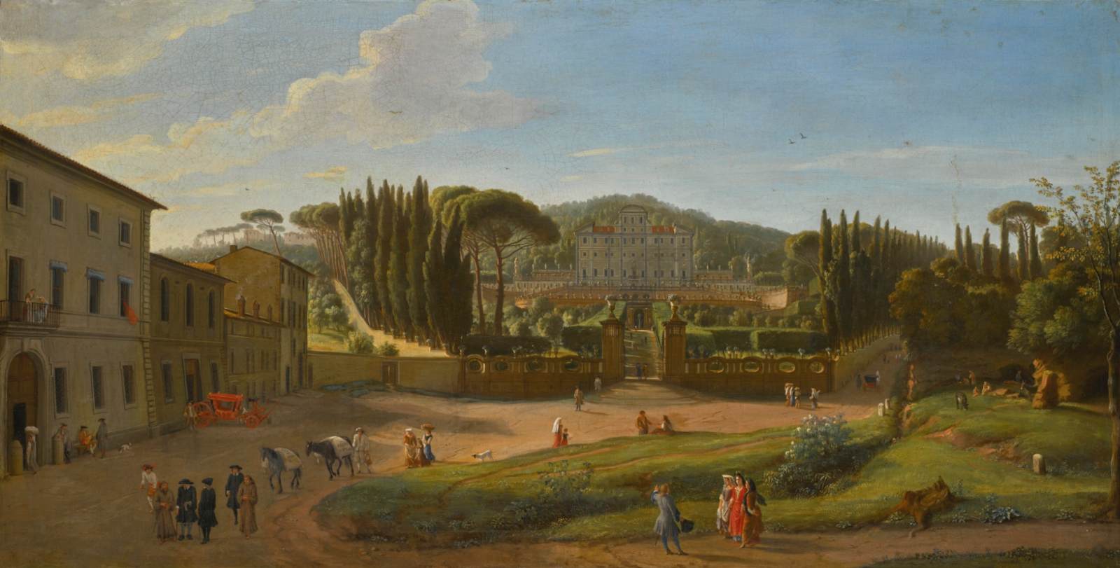 Landscape with the Villa Aldobrandini at Frascati by