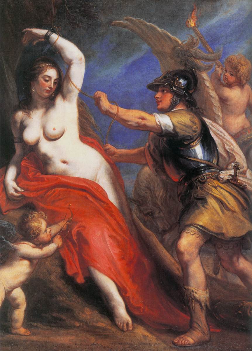 Perseus and Andromeda (detail) by THULDEN, Theodor van