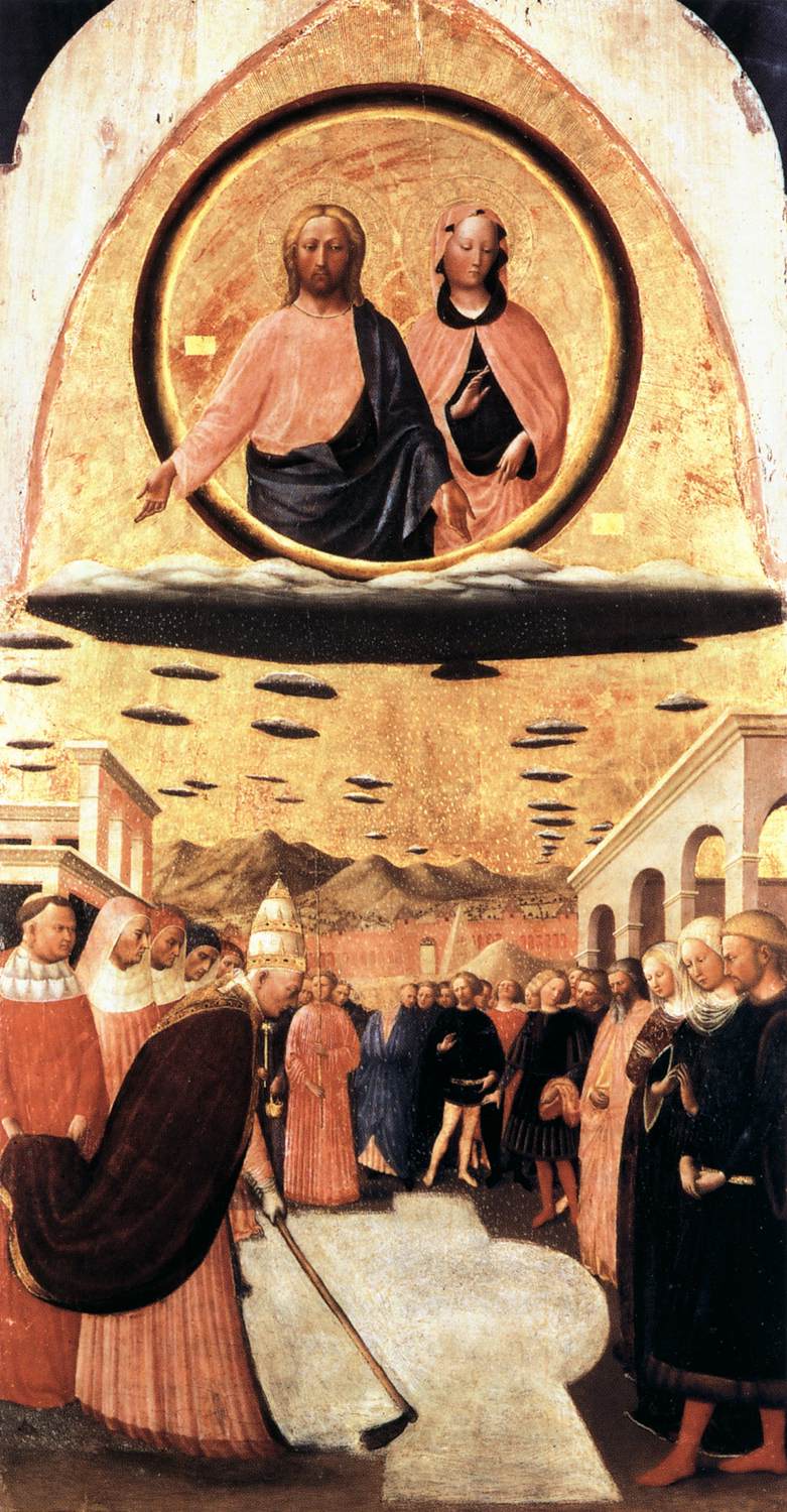 Founding of Santa Maria Maggiore by MASOLINO da Panicale