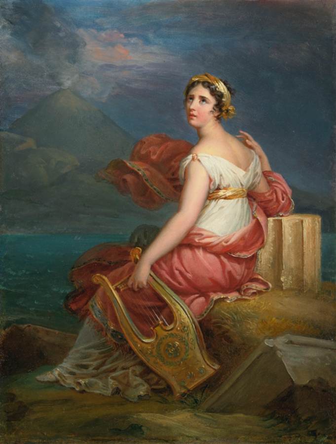 Corinne at Cape Miseno by GÉRARD, François