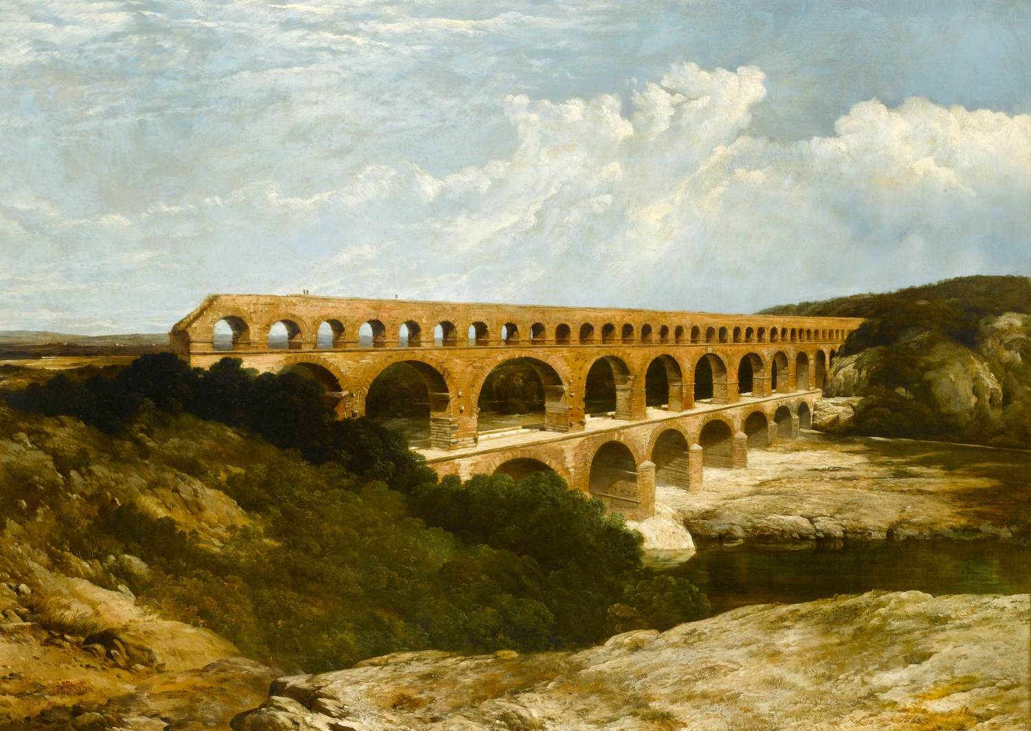 Le Pont du Gard by LEE, Frederick Richard