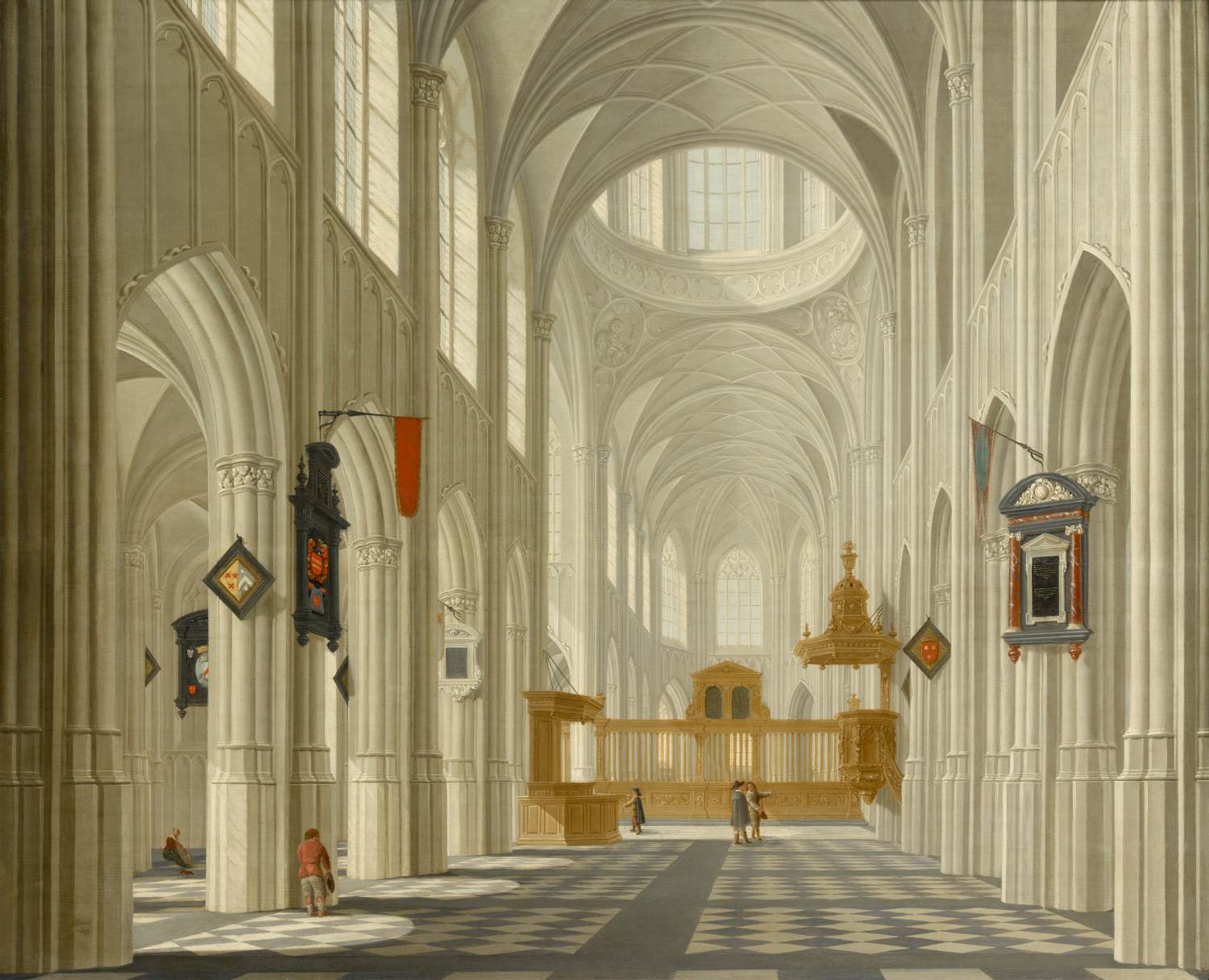 Interior of a Church by BLIECK, Daniel de