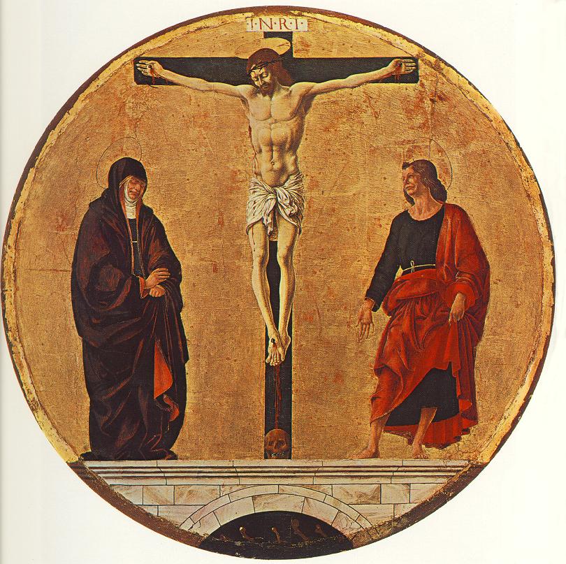 Griffoni Polyptych: The Crucifixion by COSSA, Francesco del