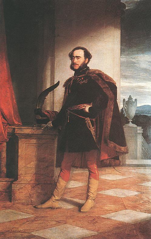 Portrait of Count István Széchenyi by AMERLING, Friedrich von