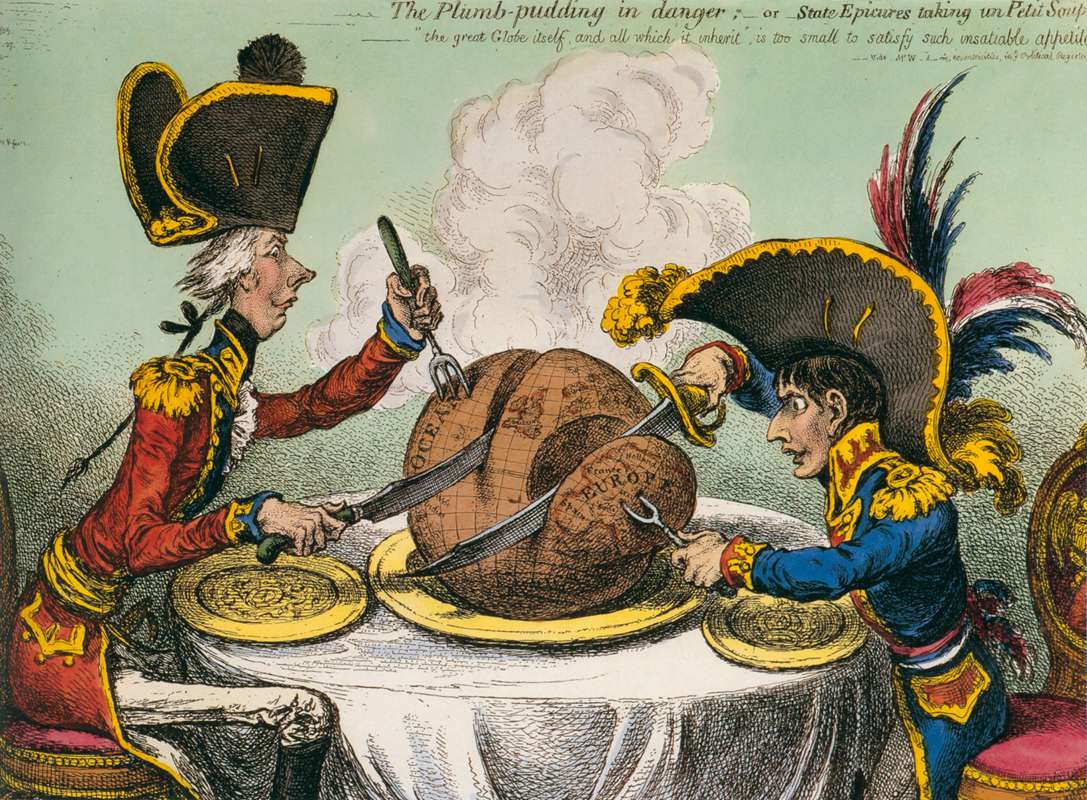 The Plum-Pudding in Danger by GILLRAY, James