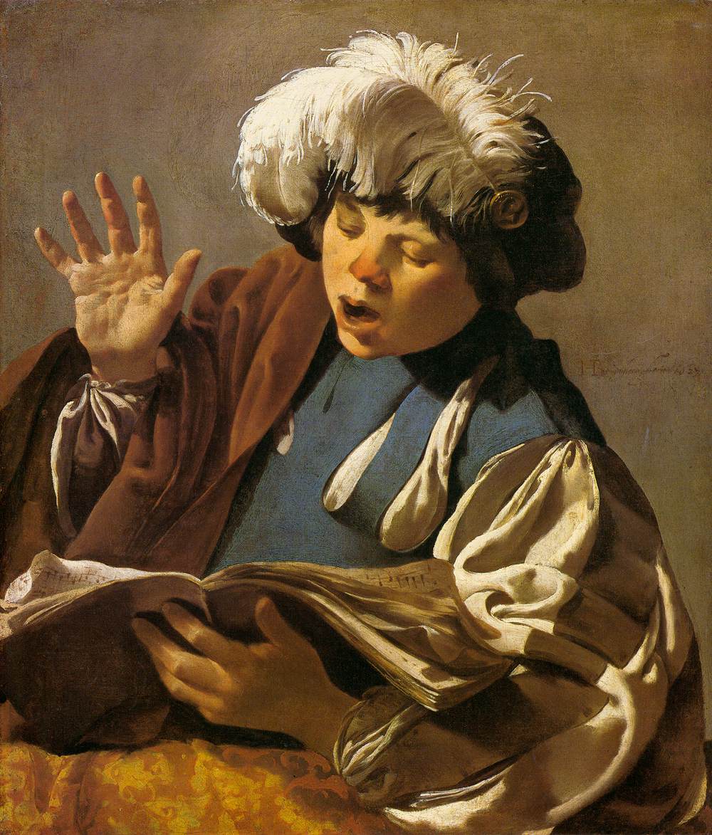 Singing Boy by TERBRUGGHEN, Hendrick