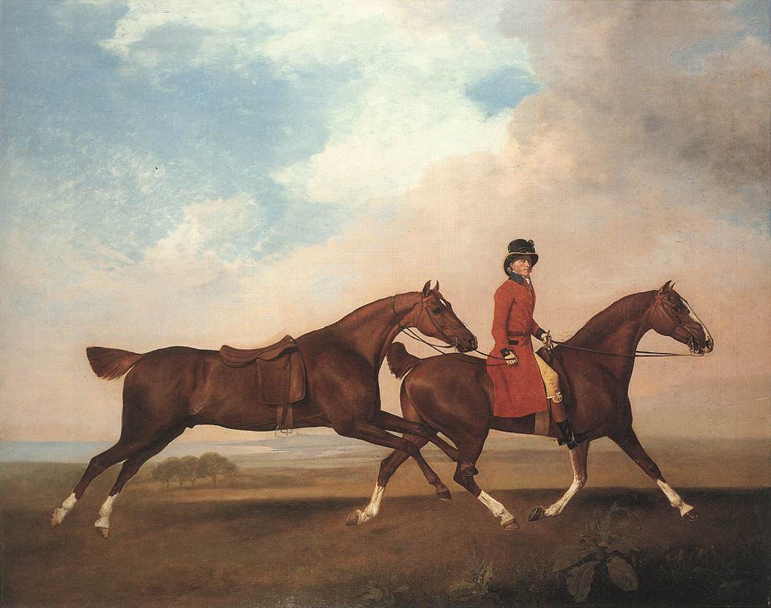 William Anderson with Two Saddle-horses by