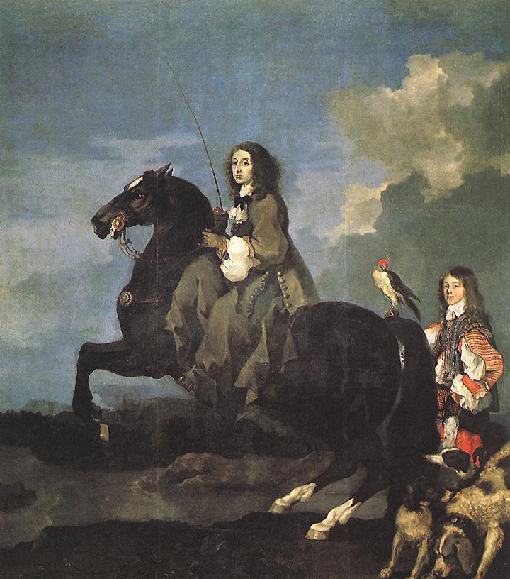 Queen Christina of Sweden on Horseback by