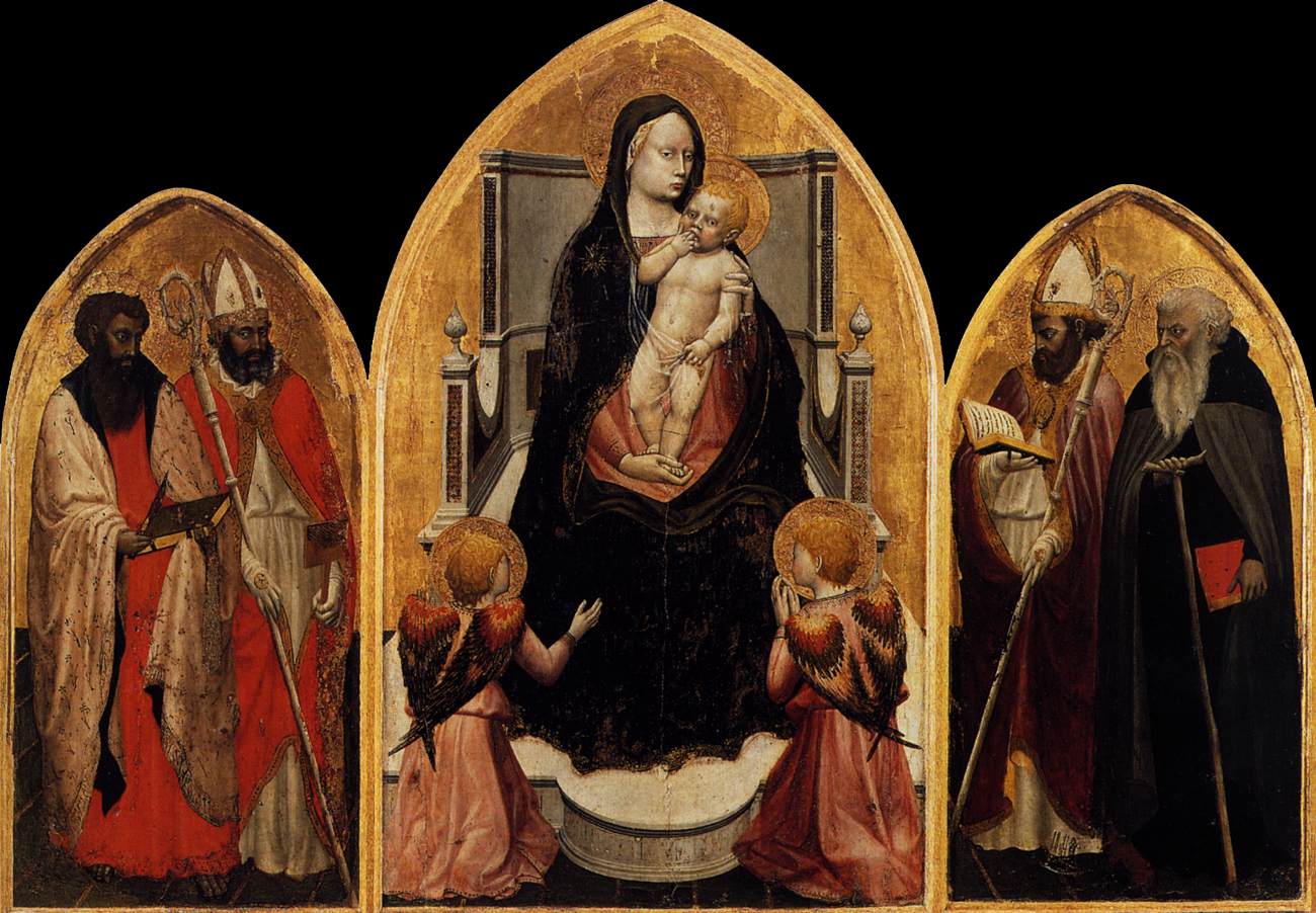 San Giovenale Triptych by MASACCIO