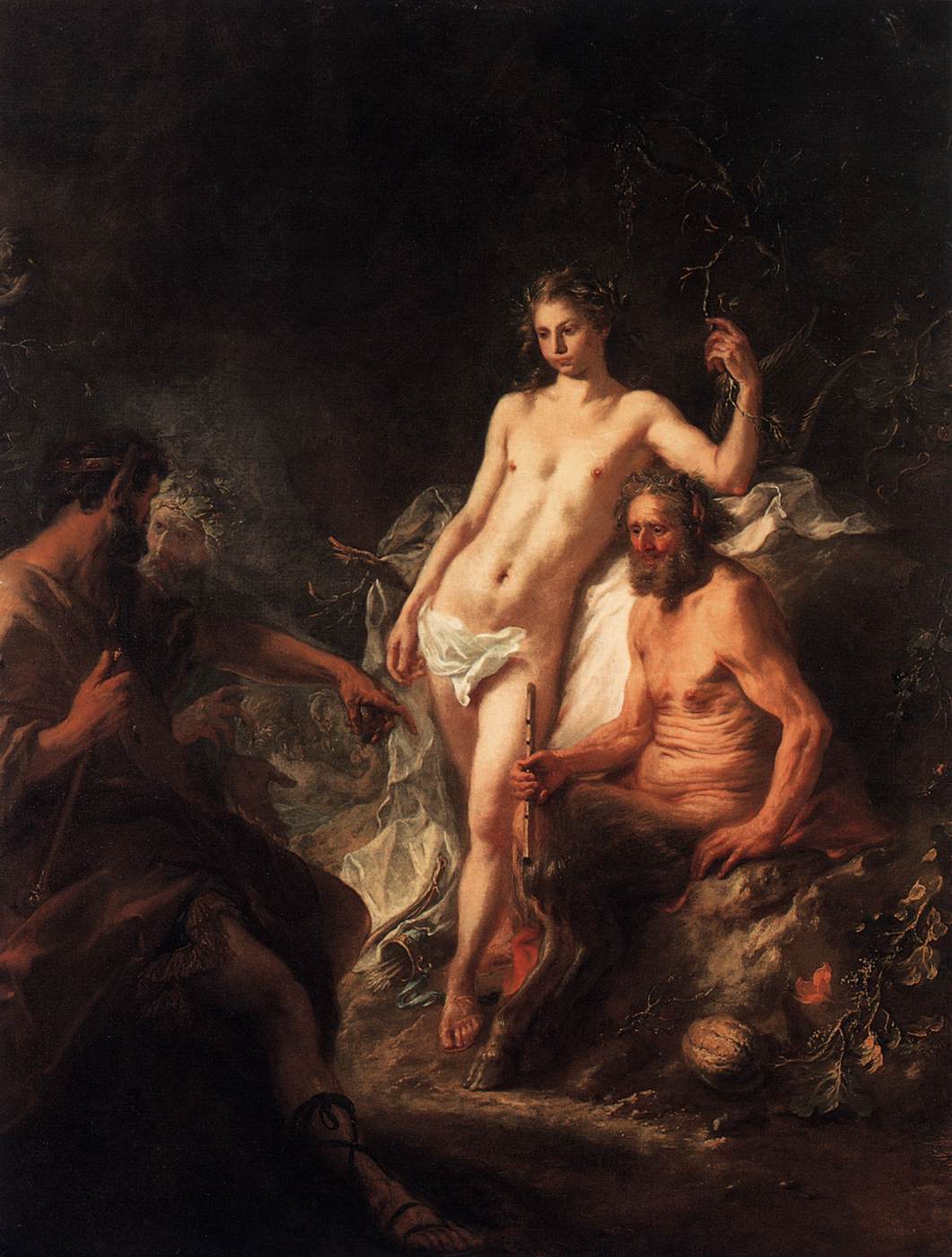 The Judgment of King Midas between Apollo and Marsyas by