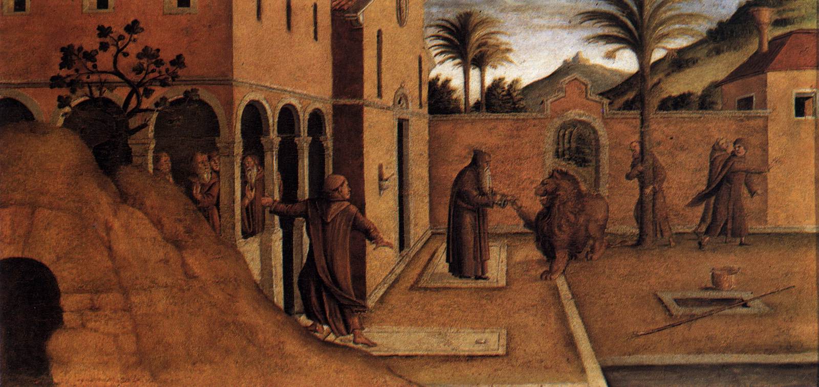 St Jerome Bringing the Lion to the Convent by