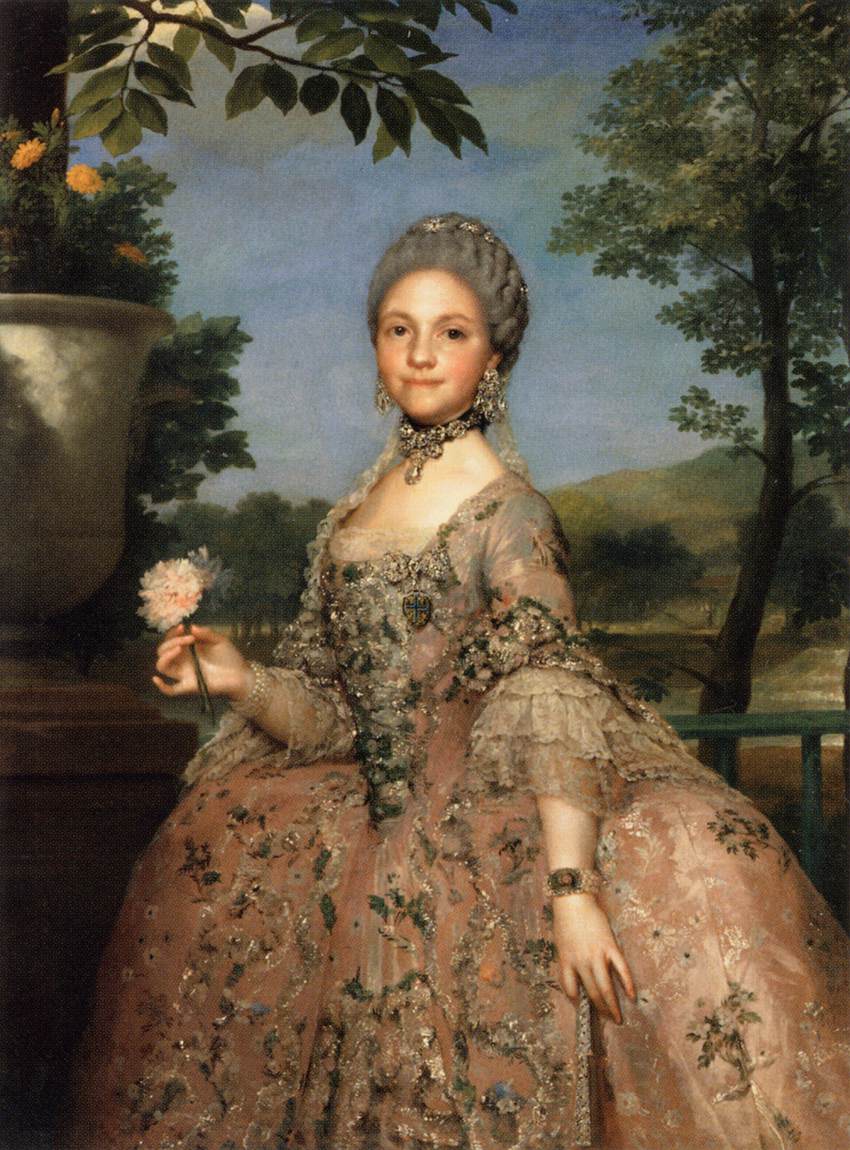 Maria Luisa of Parma by MENGS, Anton Raphael