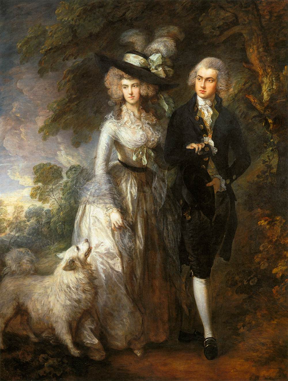 Mr and Mrs William Hallett ('The Morning Walk') by GAINSBOROUGH, Thomas