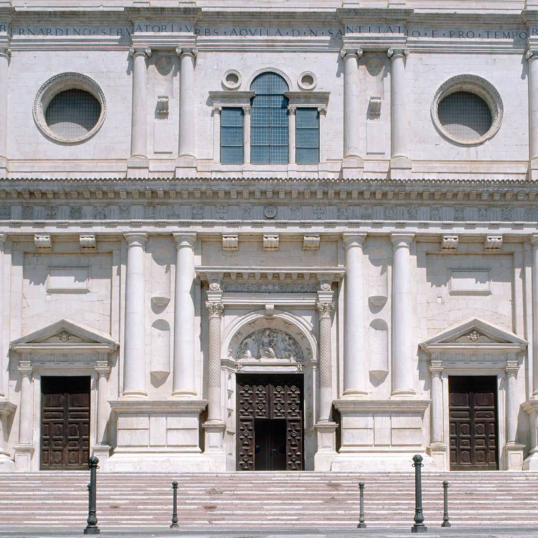 Detail of the façade by