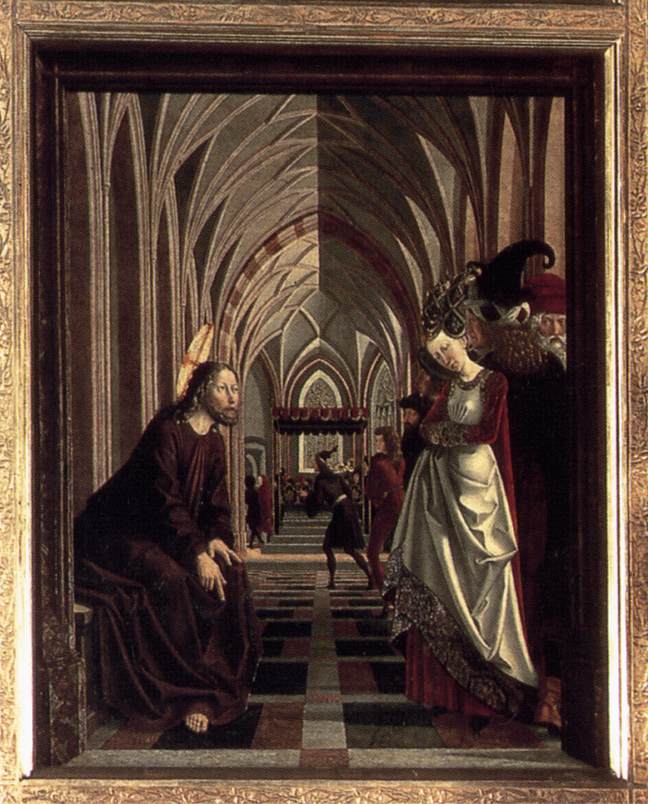 St Wolfgang Altarpiece: Christ and the Adulteress by