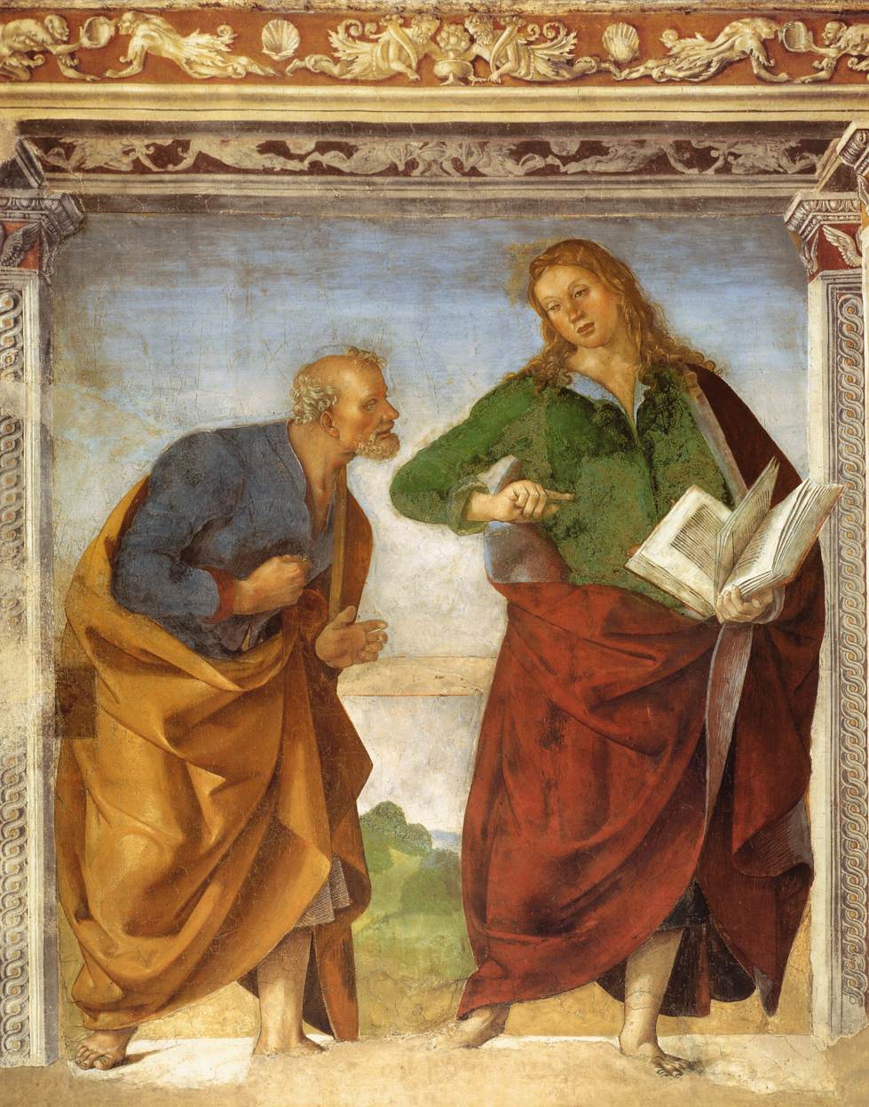 The Apostles Peter and John the Evangelist by