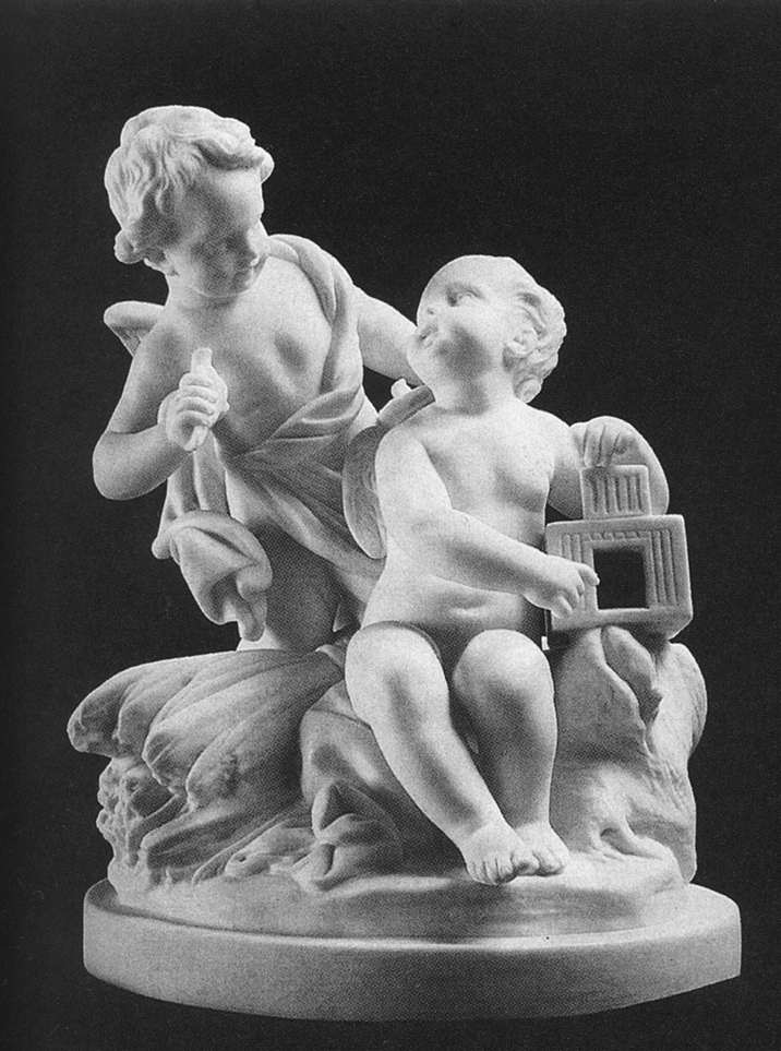 Child with Birdcage by PIGALLE, Jean-Baptiste