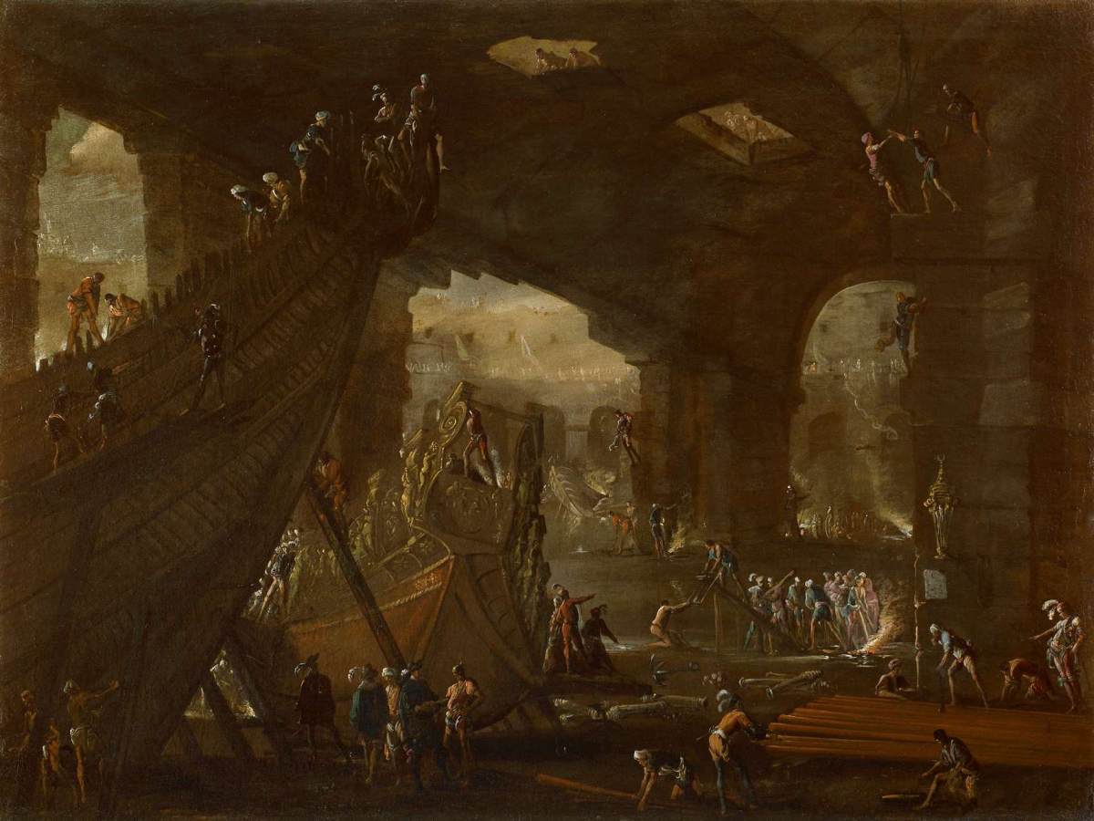 A Shipyard by TASSI, Agostino